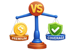 Premium vs Coverage Benefits