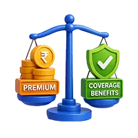 Premium vs Coverage Benefits