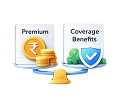 Premium vs Coverage Benefits