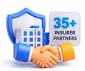 Network of 35+ Insurer Partners